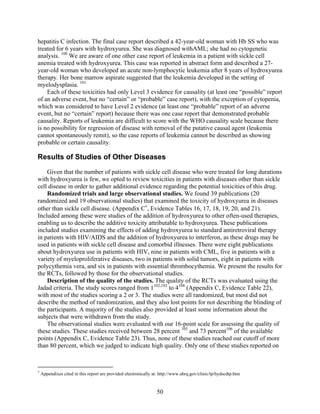 Hydroxyurea for the treatment of sickle cell disease2 | PDF