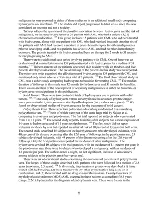 Hydroxyurea for the treatment of sickle cell disease2 | PDF