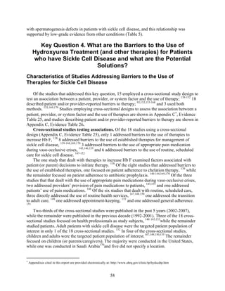 Hydroxyurea for the treatment of sickle cell disease2 | PDF