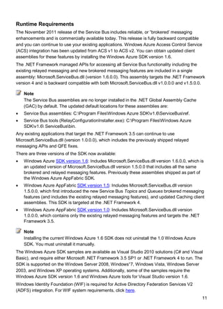 Windows azure service bus reference | PDF