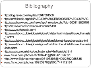 SolutionAllow euthanasia with 	strict lawSecure SafeKorean Catholic hospital’s caseDo public campaign