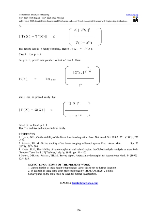 Hyers ulam rassias stability of exponential primitive mapping | PDF