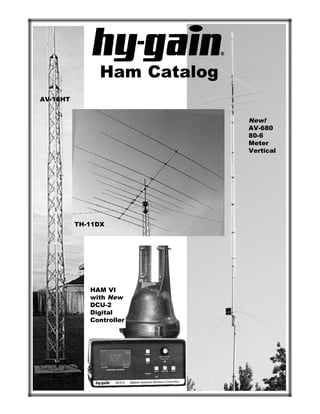 Ham Catalog
New!
AV-680
80-6
Meter
Vertical
AV-18HT
TH-11DX
HAM VI
with New
DCU-2
Digital
Controller
 