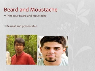 Beard And Moustache trimming