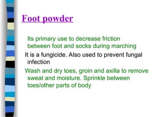 HYGIENE CHEMICALS Power point ppt for dh.ppt