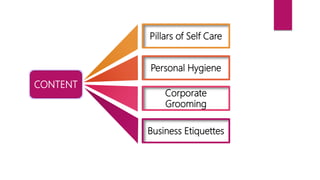 Hygiene & corporate grooming PPTX