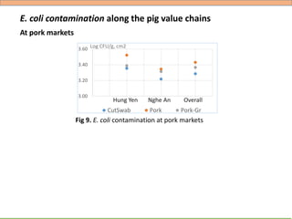 Hygiene and microbial contamination along the pork value chain in Vietnam