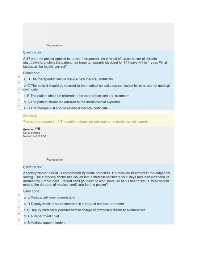 medical certificate issued by doctor