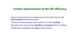 Hygienic Design Risk Cip Hygienic design of dairy equipment | PDF