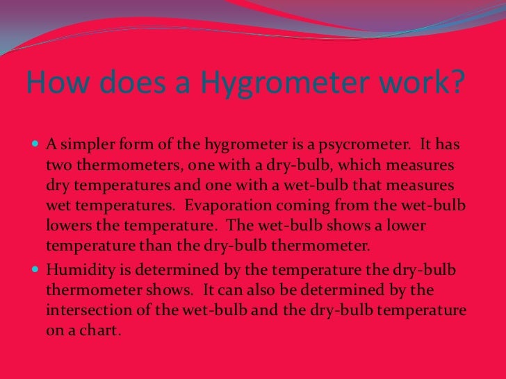 hygrometer pd2 hygrometer how it works