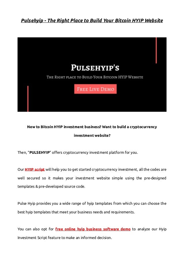 Hyip Script Hyip Investment Script Hyip Script Software Hyip Mana - 