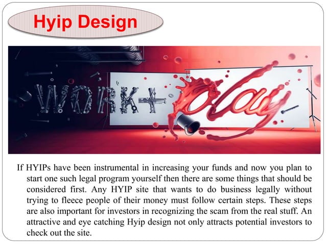 Hyip template | PPT