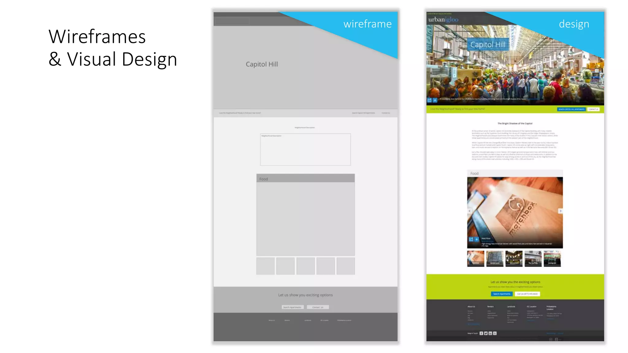 designwireframe
Wireframes
& Visual Design
 