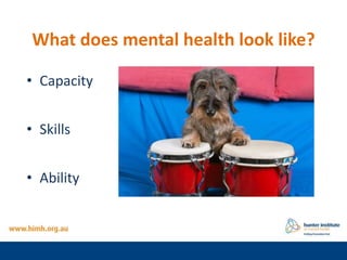 Mental health and mental ill-health in young people | PPTX