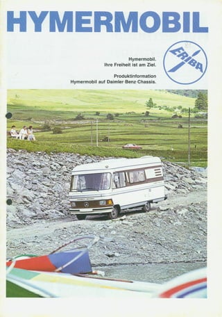 Hymermobil op Daimler Benz basis product informatie 1981