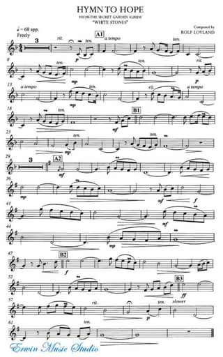 Hymn to hope violin