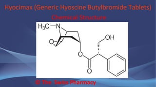 Hyocimax (Generic Hyoscine Butylbromide Tablets) | PDF
