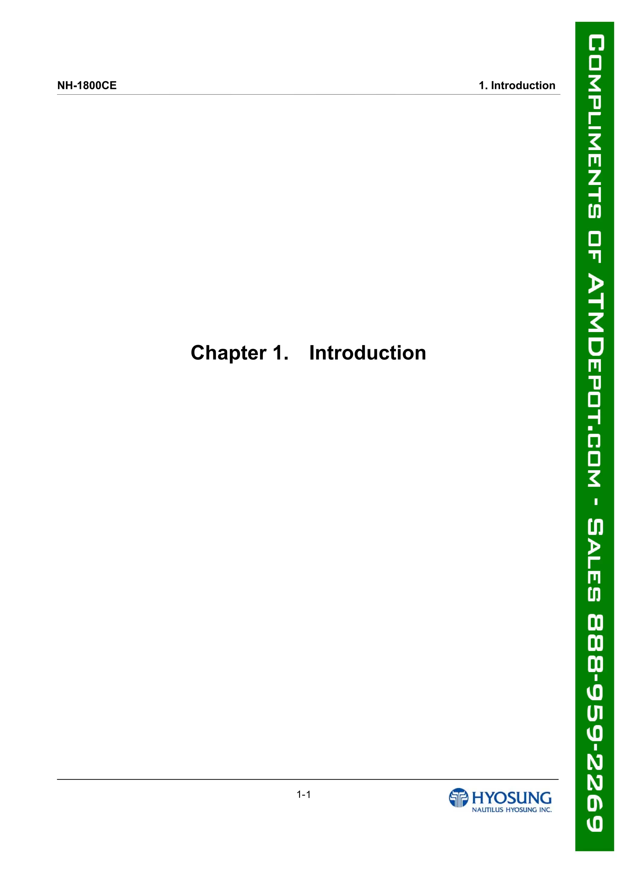 NH-1800CE 1. Introduction
Chapter 1. Introduction
1-1
 