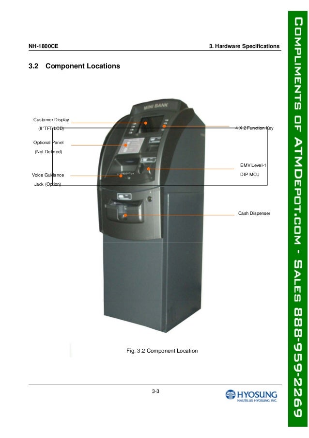 Hyosung 1800 ce-atm-machine-owners-manual
