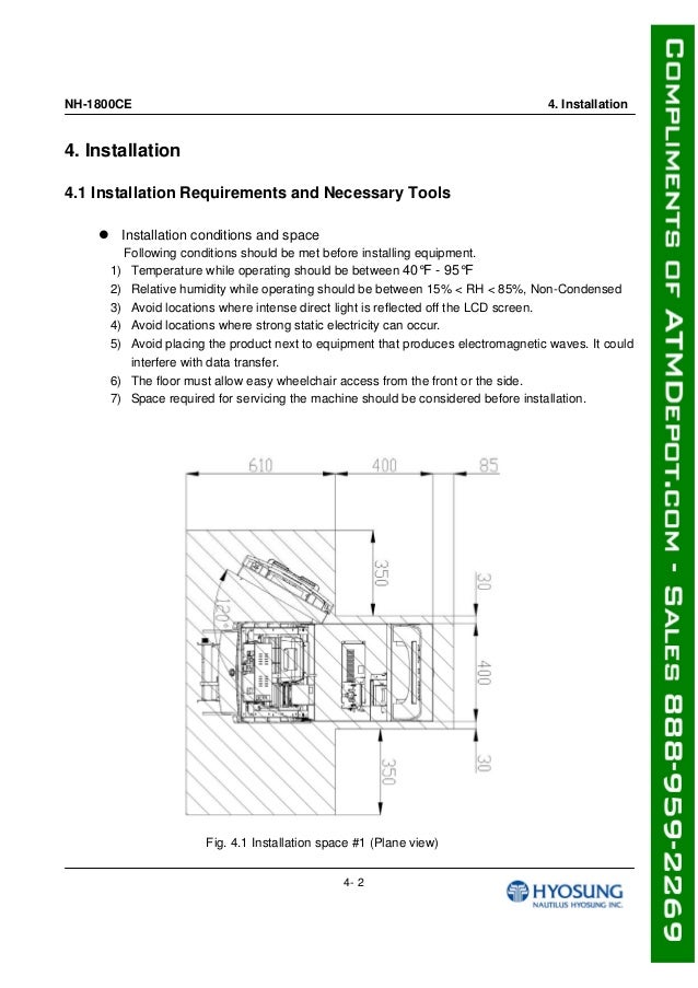 Hyosung 1800 ce-atm-machine-owners-manual