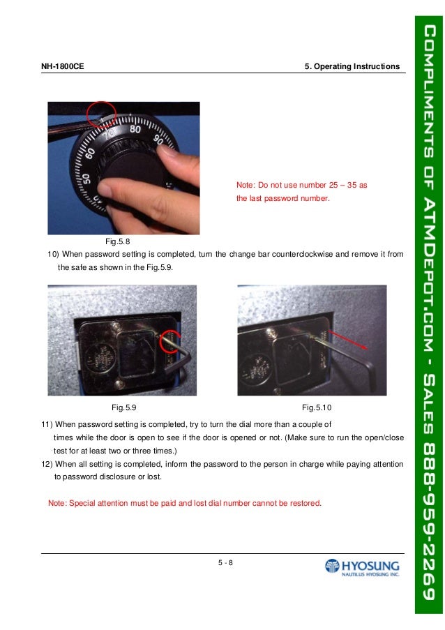 Hyosung 1800 ce-atm-machine-owners-manual