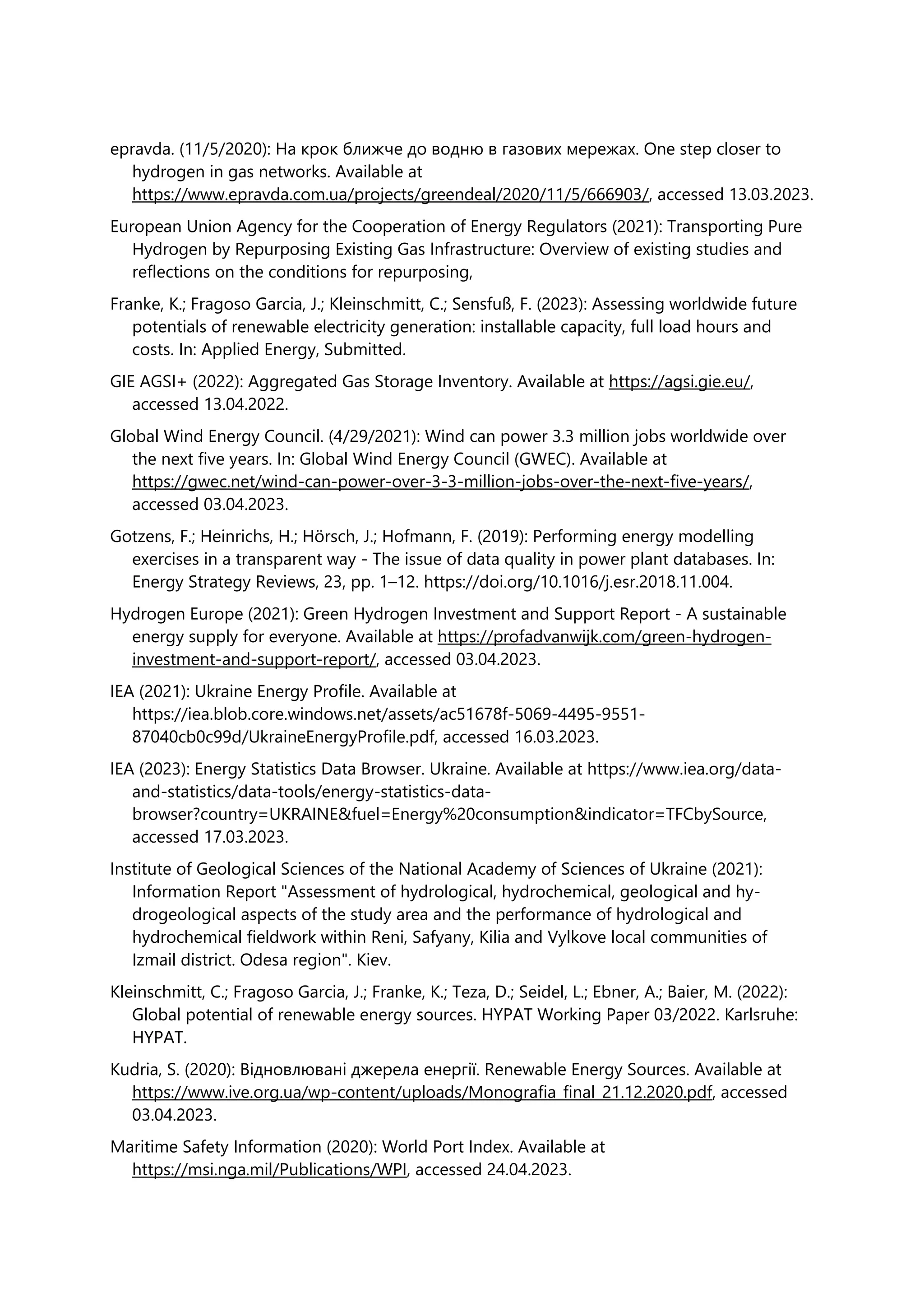 Ukrainian Hydrogen Export Potential: Opportunities and Challenges in ...