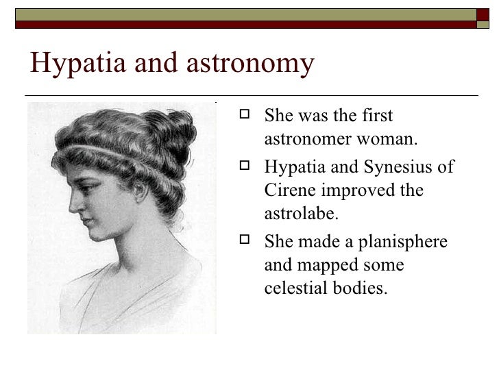 Hypatia three contributions to mathematics picture