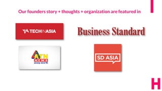23
Our founders story + thoughts + organization are featured in
 