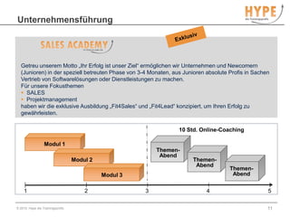 Einstellung eines Spitzenverkäufers