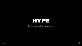 Hype Pitch Deck