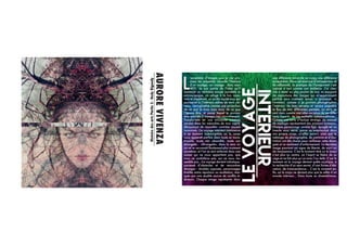 AURORE
VIVENZA
Histoire
des
arts
Partie
2
-
Rudy
Rigoudy
L
’ensemble d’images que je me pro-
pose de présenter raconte l’histoire
d’un voyage, un voyage dans mon
MOI. Je suis partie de l’idée qu’il
existerait un véritable monde parallèle et
microscopique, un refuge à la fois rassu-
rant et inquiétant, un jardin mystérieux qui
pousserait à l’intérieur même de mon cer-
veau, cartographié comme une projection
de ce que je crois mais aussi de ce que
j’ignore être, et parmi lequel je pouvais
être amenée à voyager très concrètement.
Transformée en une minuscule créature
perdue dans les méandres de mon esprit,
découvrant de nouvelles contrées encore
inconnues. Ce voyage intérieur commence
à ce moment indescriptible où le corps
nous apparaît parfois dans toute sa mons-
truosité, toute son absurdité, toute son
étrangeté... «Etrangeté», dans le sens où
on ne se reconnaît finalement plus vraiment
soi-même, et l’on se sent enfermé dans une
masse qui ne nous appartient pas, que
nous ne contrôlons pas, qui ne nous res-
semble pas...Ce voyage devient initiatique,
parsemé d’obstacles et de rencontres
étranges - doubles opposés, personnages
tiraillés entre répulsion ou exaltation, mar-
qués par une dualité source de conflits in-
térieurs. Chaque image représente donc
une différente vision de ce corps, une différente
acceptation. Dans cet exercice d’introspection et
de réflexivité, la pratique de l’autoportait s’est
imposé à moi comme une évidence. J’ai cher-
ché à rester au plus proche de moi, en essayant
de reproduire des images qui m’apparaissent
parfois sans vraiment savoir ni pourquoi, ni
comment, comme si je pouvais photographier
l’intérieur de mon cerveau et rendre palpable
le flou de mes différentes pensées. La série se
veut donc comme une infini variation de ses diffé-
rents aspects, de ces multiples métamorphoses..
Comme une sorte d’herbier étrange, de manuel
de zoologie représentant des animaux inconnus.
Chaque personnage semble figé, épinglé tel un
insecte sous verre, parce qu’emprisonné dans
son propre corps. «L’effet miroir» ainsi que le
mélange de photographie, de peinture et d’illus-
tration ont été choisis pour renforcer cette étran-
geté et ce sentiment d’enfermement. La dernière
image pourtant est signe de liberté, de mort ou
de renaissance. C’est le moment rêvé où le corps
n’est plus au centre, où l’esprit se libère de sa
cage et ne fait plus qu’un avec l’au delà. C’est le
moment où le voyage devient quête mystique, à
la recherche d’un sens secret, d’une forme d’élé-
vation, de transcendance... C’est le moment en-
fin, où le corps ne devient plus que le reflet d’un
monde intérieur... Dans toute sa dissemblance.
INTERIEUR
LE
VOYAGE
 