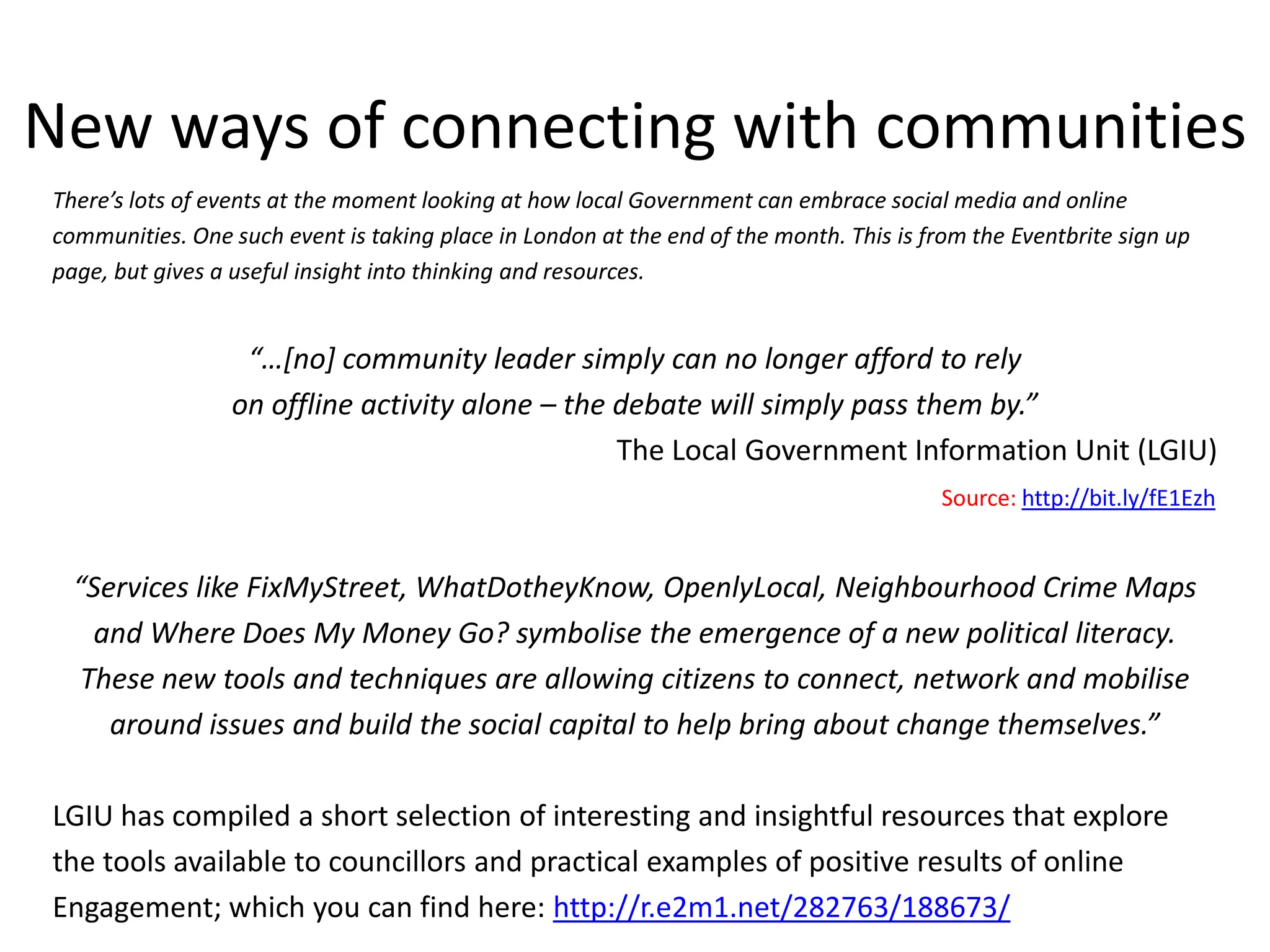   A new community radio station has launched, on average, every 10 days. 