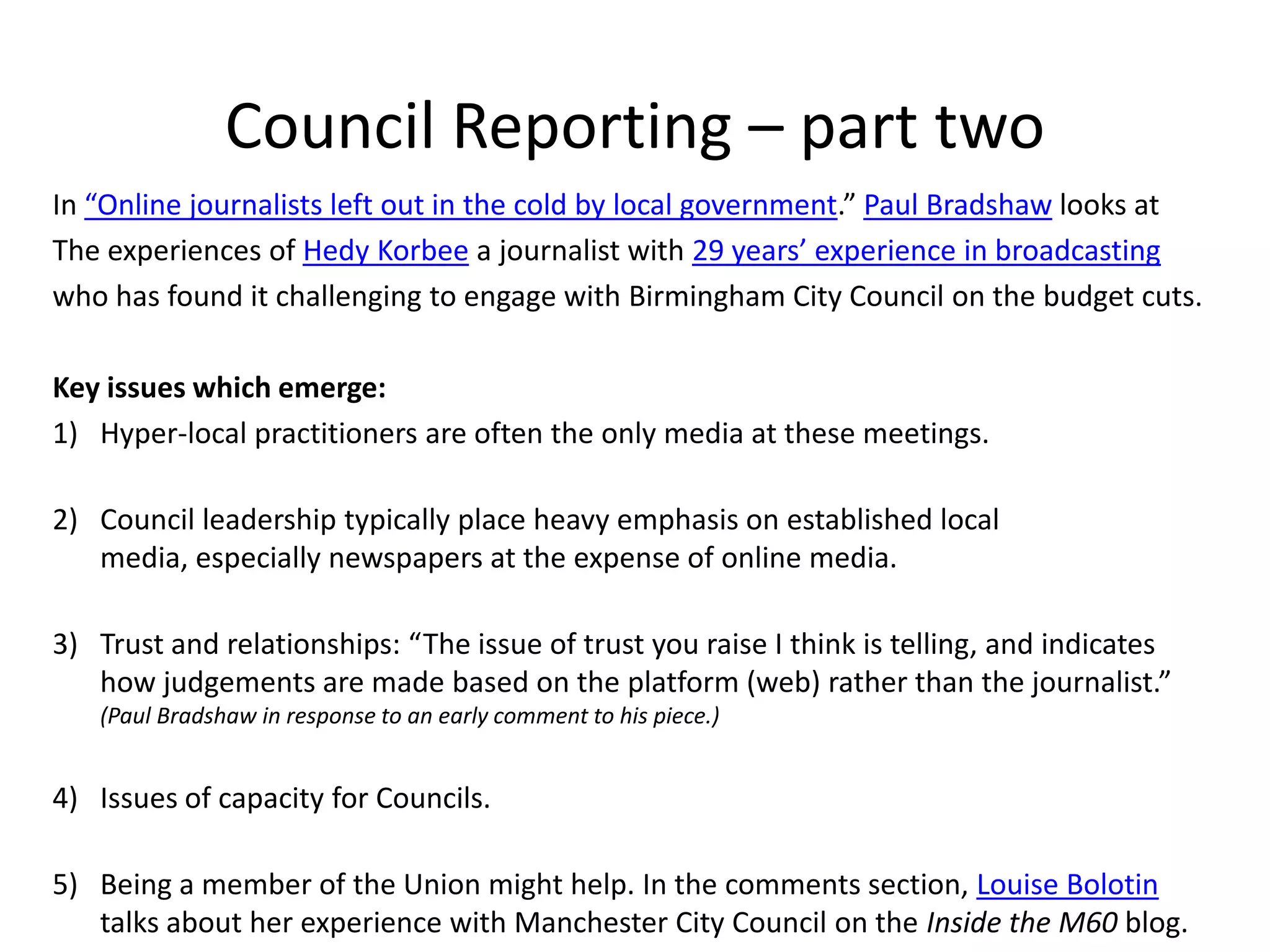 Ten other useful things from the UK