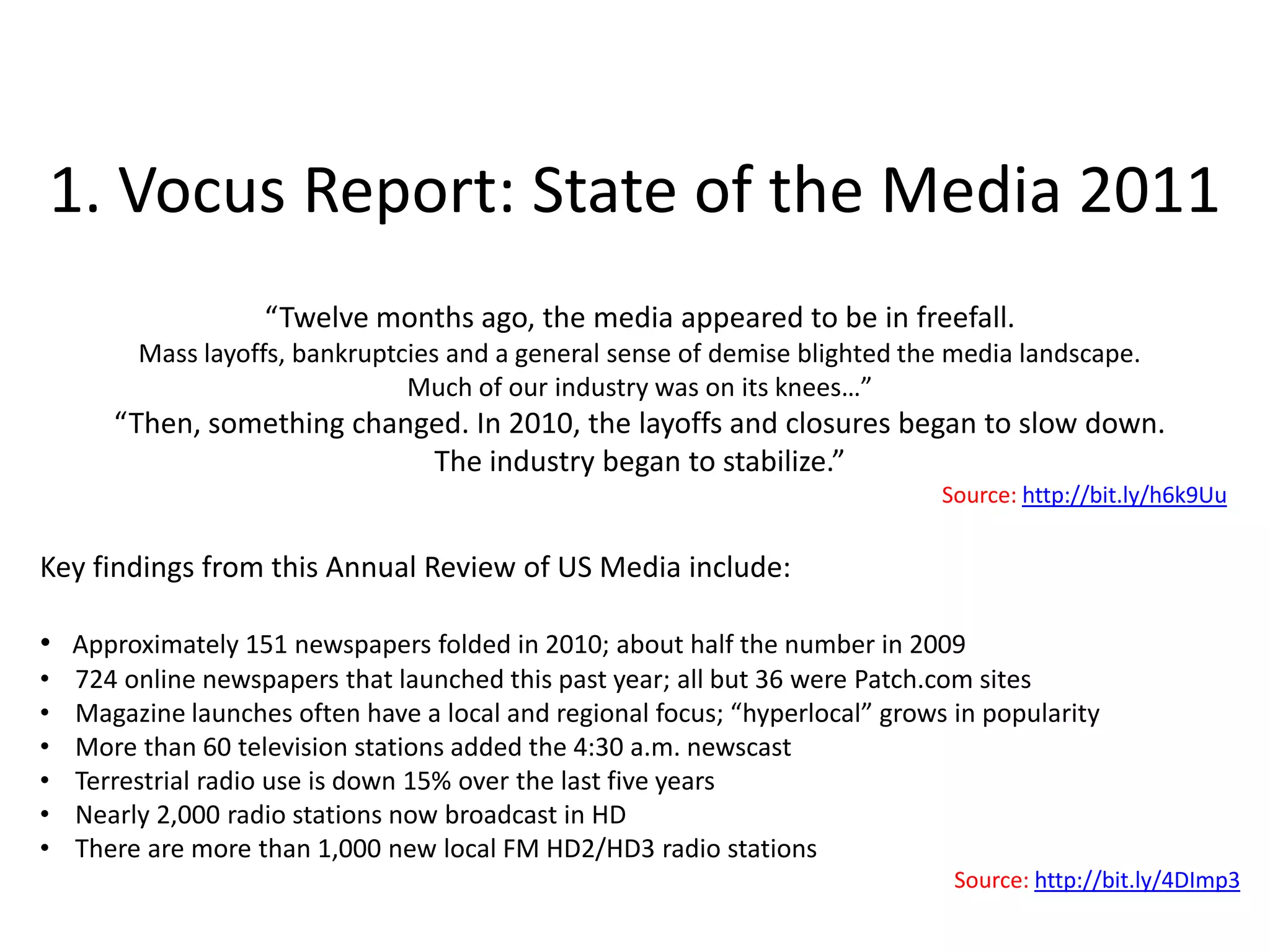 4. Council ReportingSarah Hartley’s article from March 2010 looks at tweeting from meetings after Tameside Council accredited journalists to report from meetings,  meaning that local bloggers, members of the public and even Tameside’s own councillors can’t tweet from them as they are not members of the press as defined in law by the Local Government Act of 1972Source: http://bit.ly/buMe5SAn updated post also pulling together many of these themes was published in December: “Localism? Tell that to bloggers wanting local information - If localism is to be more than a buzzword, government had better rethink its disdain for community-focused bloggers.”The London SE1 site has been successful in getting its local council to change its policy on audio recordings of meetings so that journalists and members of the public be allowed to make audio recordings of full council meetings.” 		Source: http://bit.ly/gGdWmOBut, Openly Local’s Chris Taggart was ejected from a meeting at Royal Borough of Windsor and Maidenhead for filming a council meeting. See the clip here: http://bit.ly/i6Ss1F(One minute in, filming is asked to cease. “Data protection” is cited as the reason for it not being allowed.)