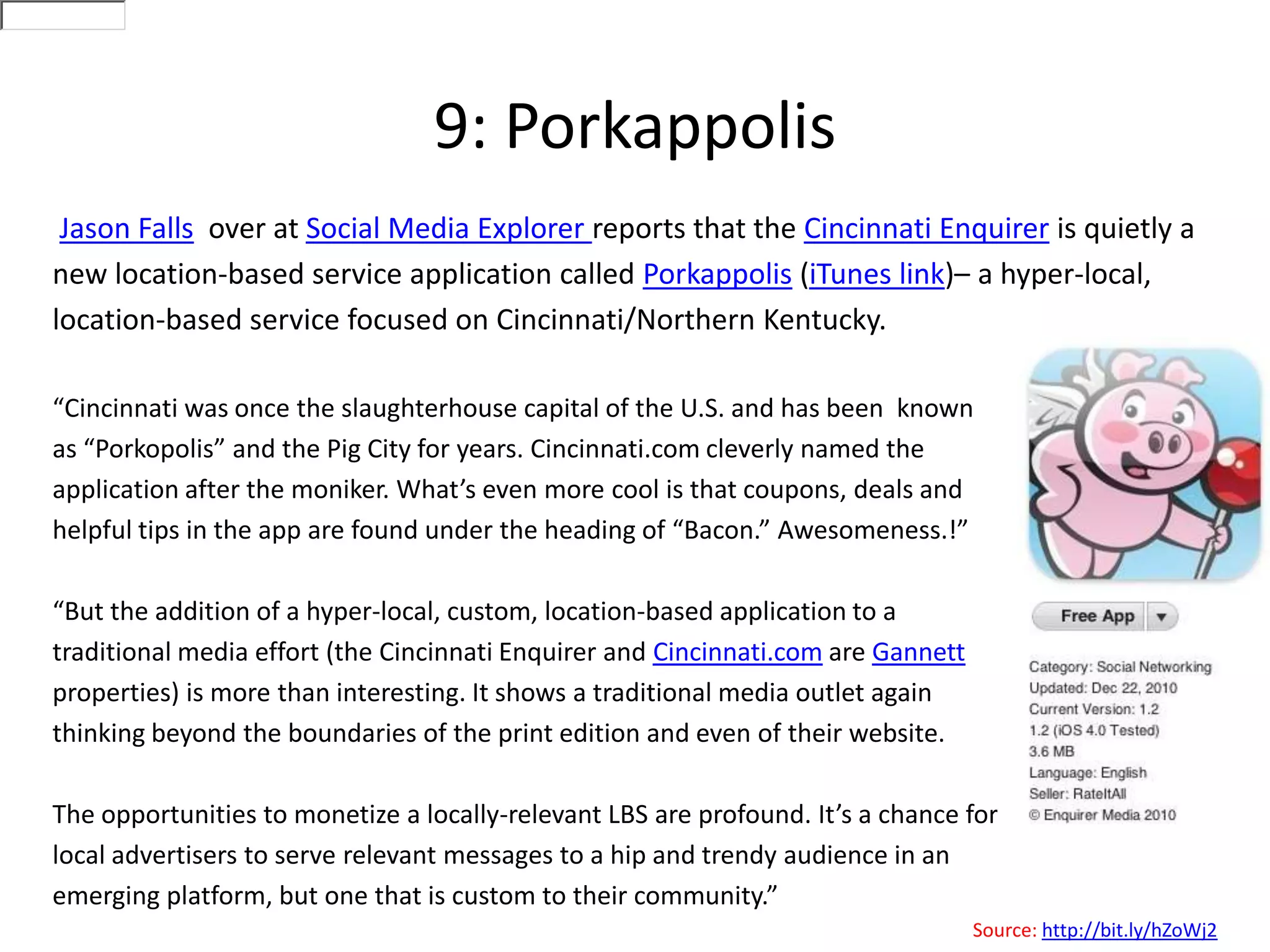     724 online newspapers that launched this past year; all but 36 were Patch.com sites