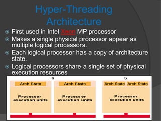 Hyper threading technology | PPTX