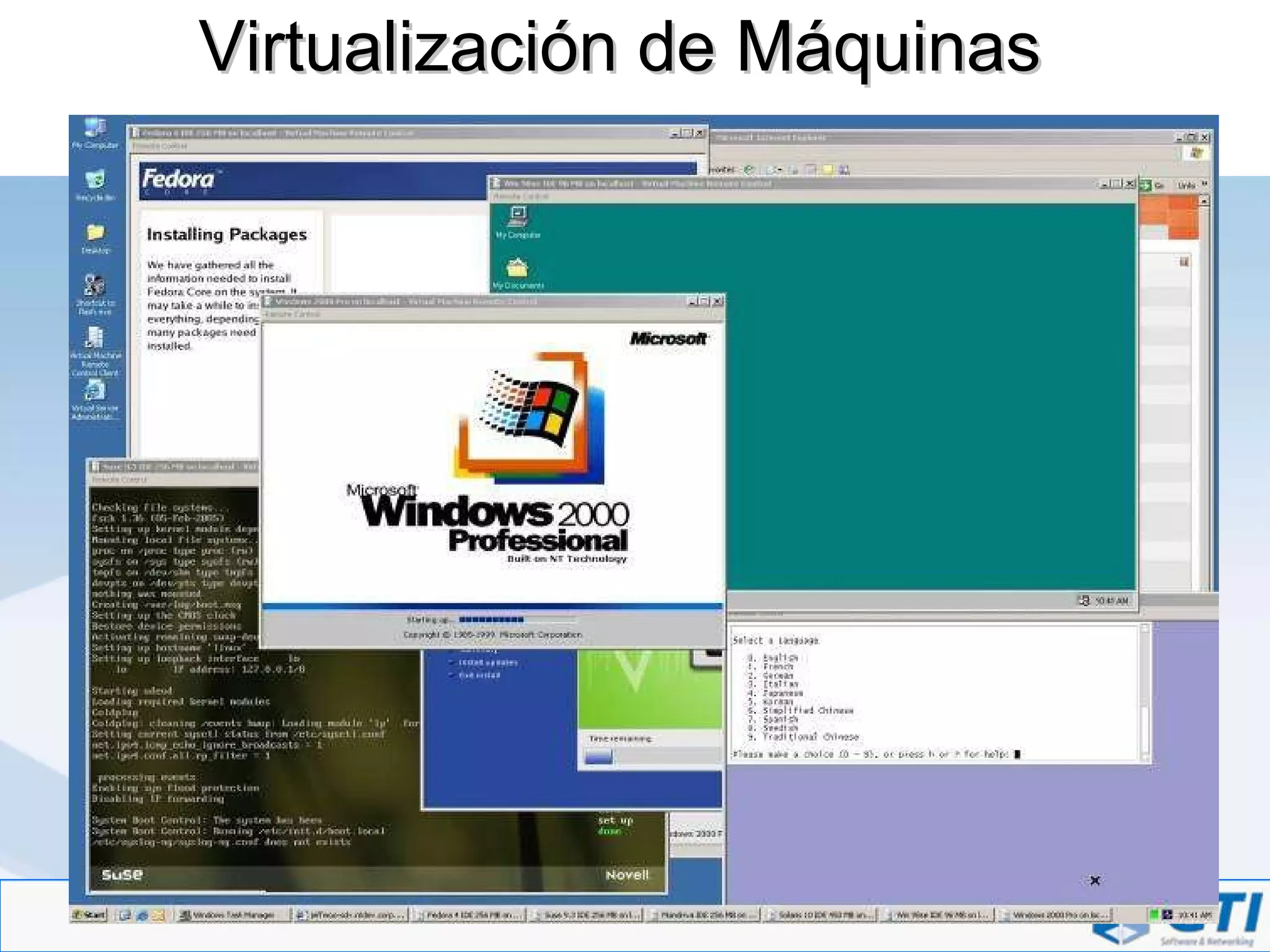 Virtualización de Máquinas 