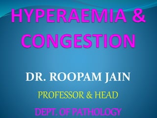 DR. ROOPAM JAIN
PROFESSOR & HEAD
DEPT. OF PATHOLOGY
 
