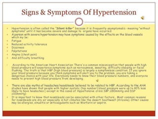 Hyper Tension A Silent killer