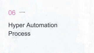 Hyper Automation
Process
06
 