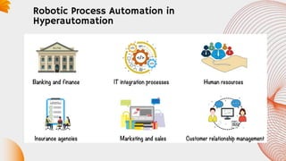 Robotic Process Automation in
Hyperautomation
 