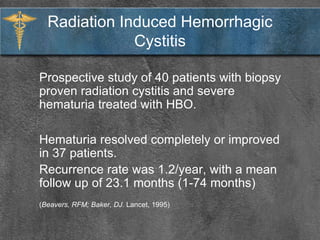 Hyperbaric Oxygen Therapy
Wound Prevention
 Proper foot care
 Nerve damage in the feet can hide symptoms
 Abrasions can develop into serious ulcers quickly
 Wear proper shoes – ask a specialist
 Baby your feet!
 Quit Smoking
 Manage your blood sugar
 