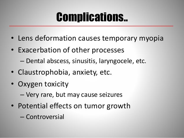 Hyperbaric oxygen therapy Hyperbaric oxygen therapy