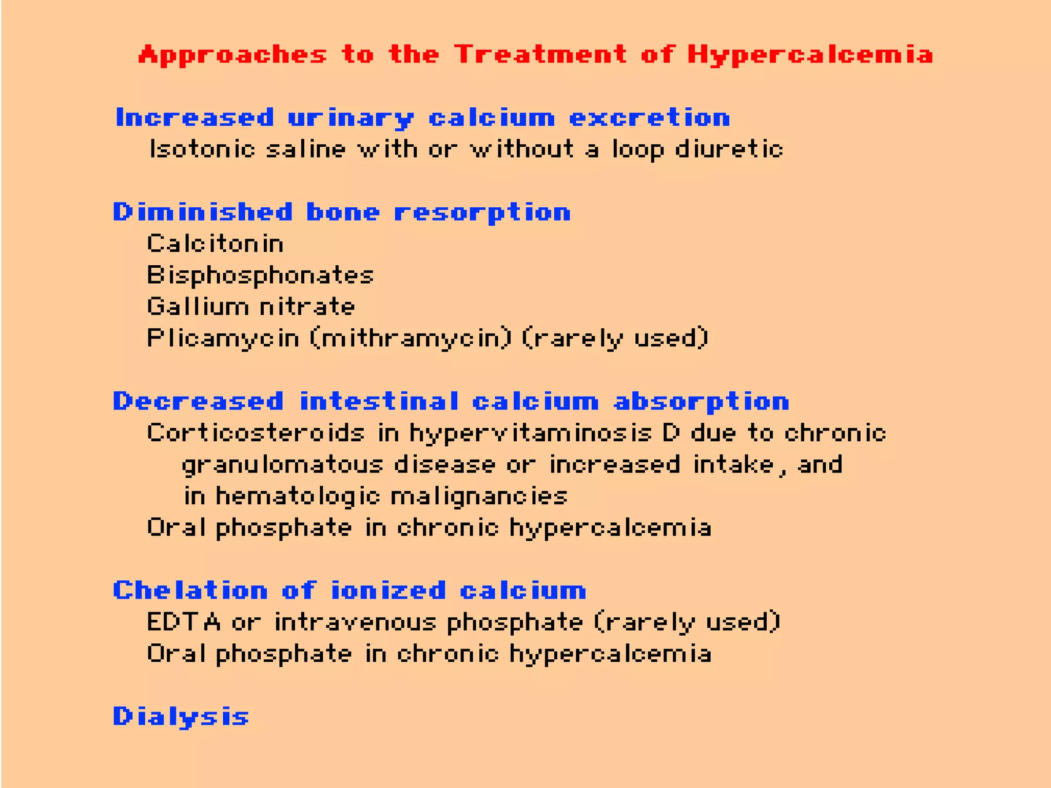 Hypercalcemia