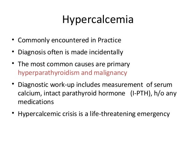 Hypercalcemia Causes And Treatment – CBYIBF