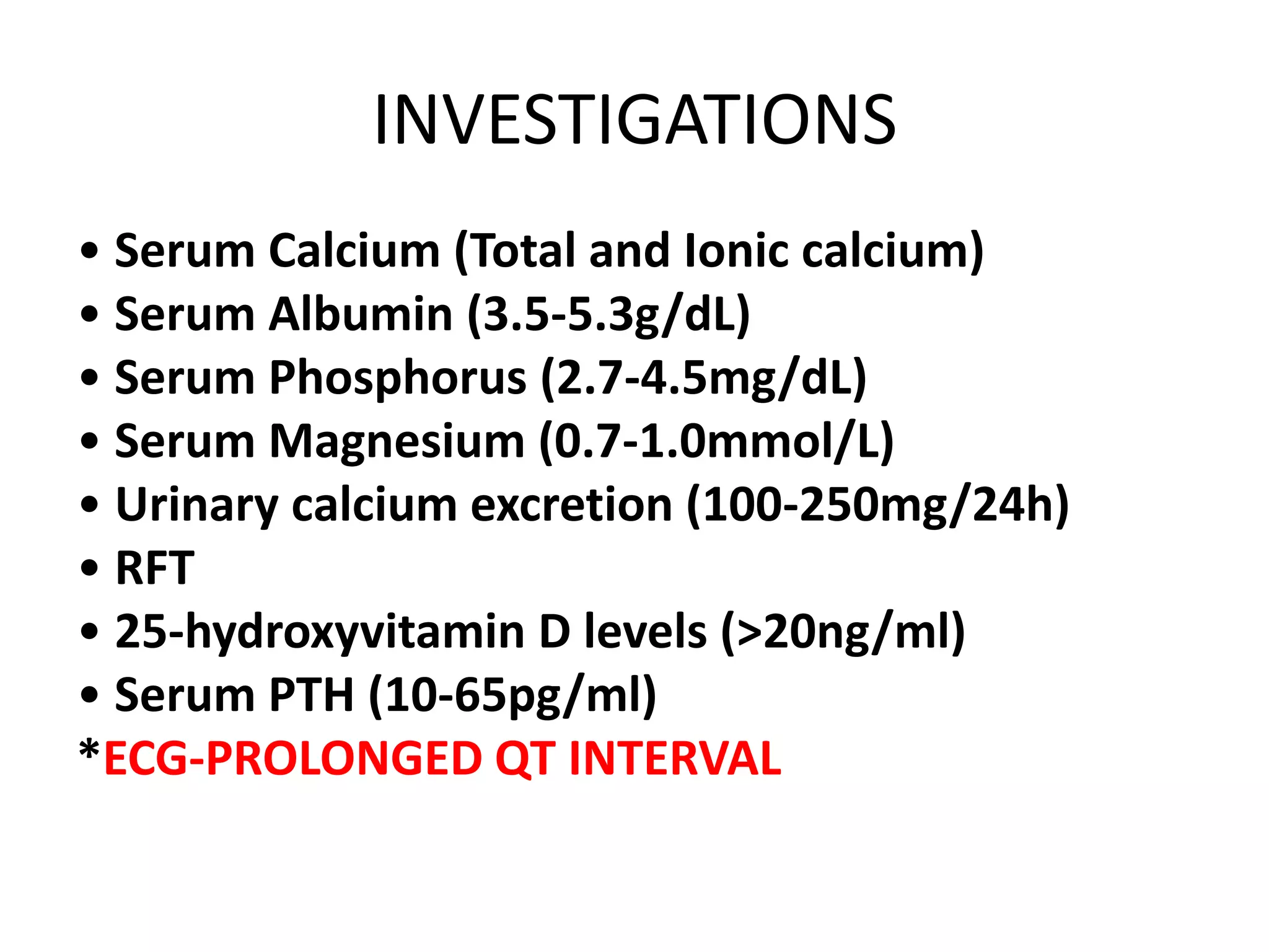Hypercalcemia and hypocalcemia | PPTX