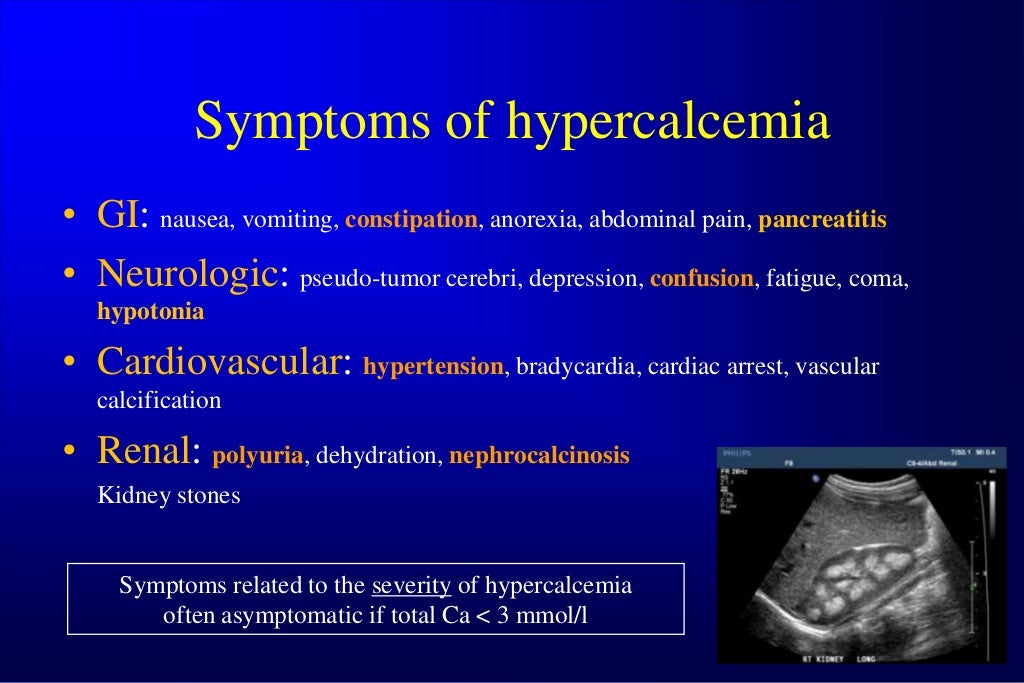 Hypercalcemia and vitamin d intoxication slideshare