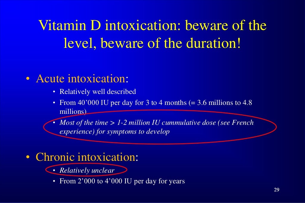 Hypercalcemia and vitamin d intoxication slideshare