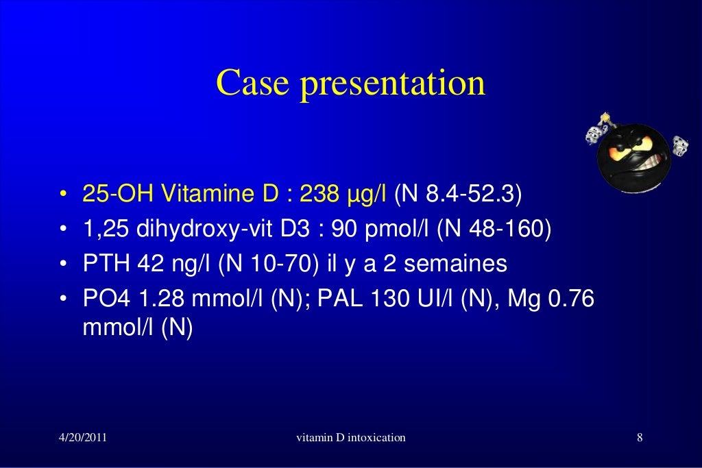 Hypercalcemia and vitamin d intoxication slideshare