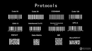 “Toying with Barcodes”, Phenoelit, 24C3
•  Barcode driven buffer overflow
•  Barcode driven format string
•  Barcode drive...